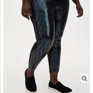 Multi Color Sequin Leggings